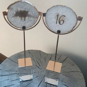 Agate/geode table numbers